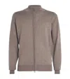 John Smedley Extra Fine Merino Wool Claygate Zip-up Sweater