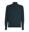 John Smedley Extra Fine Merino Wool Half-zip Tapton Sweater