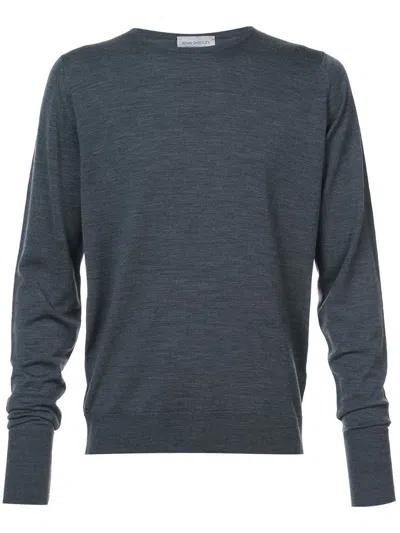John Smedley Marcus Extra Fine Merino Wool Jumper Clothing In Gray