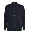 John Smedley Extra Fine Merino Wool Tibor Shirt In Blue
