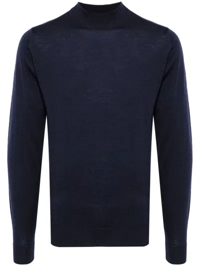 JOHN SMEDLEY JOHN SMEDLEY EXTRA FINE MERINO WOOL TURTLE NECK SWEATER