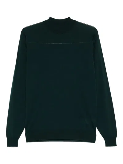 JOHN SMEDLEY EXTRA FINE MERINO WOOL TURTLE NECK SWEATER