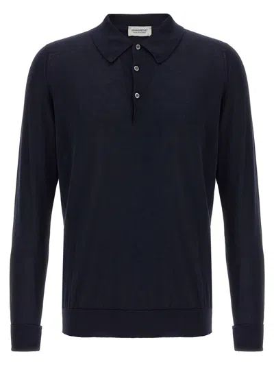 John Smedley Finchley Polo Shirt In Black