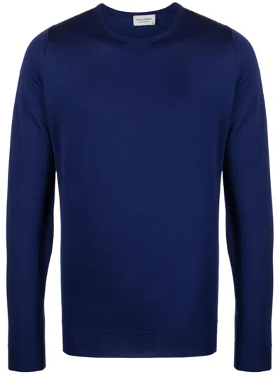 John Smedley Fine-knit Merino Jumper In Blue