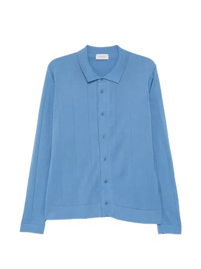 John Smedley Floyd Shirt In Blue