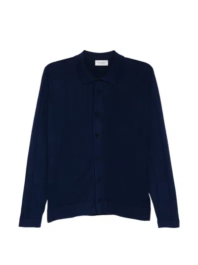 John Smedley Floyd Shirt In Blue