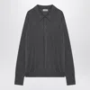 John Smedley Gray Finchley Polo In Cotton