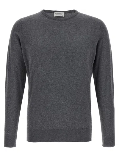 JOHN SMEDLEY GREY HATFIELD SWEATER