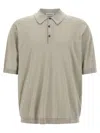 John Smedley Grey Isis Polo Shirt In Neutral