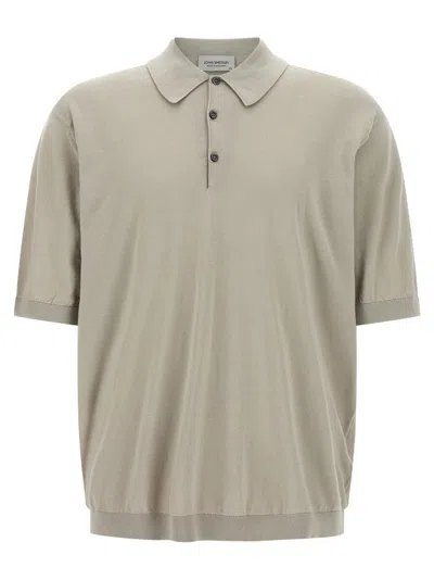 JOHN SMEDLEY GREY ISIS POLO SHIRT