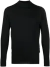 John Smedley "harcourt" Mock Neck Clothing In Black