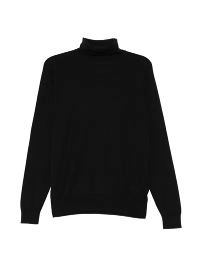 John Smedley Harvey Top In Black