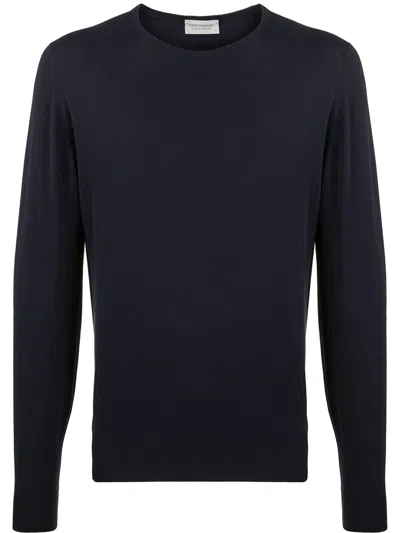 JOHN SMEDLEY JOHN SMEDLEY HATFIELD - COTTON CREW-NECK SWEATER