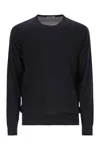 John Smedley Blue Merino Jumper In Navy