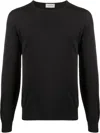 John Smedley Weatherby Cotton Sweater In Black  