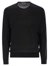 John Smedley Weatherby Cotton Sweater In Black