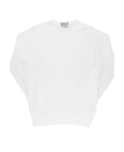 John Smedley Hatfield Knitted Sweater In White