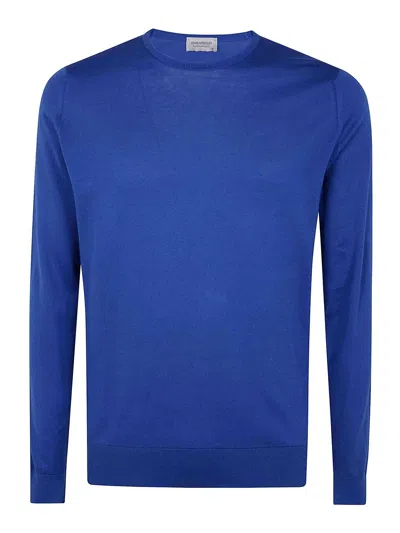 JOHN SMEDLEY SUÉTER CUELLO REDONDO - AZUL