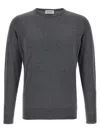 John Smedley Crew Neck Sweater With Ribbed Cuffs