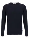 John Smedley Hatfield Long Sleeves Crewneck Pullover In Blue