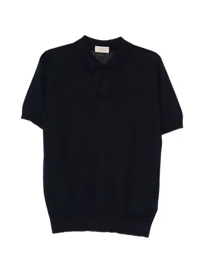 John Smedley Hecter Polo Shirt In Blue