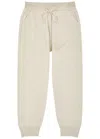 John Smedley Henning Wool Sweatpants In Beige