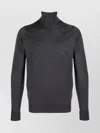 John Smedley High Neck Fine Knit Sweater In Blue