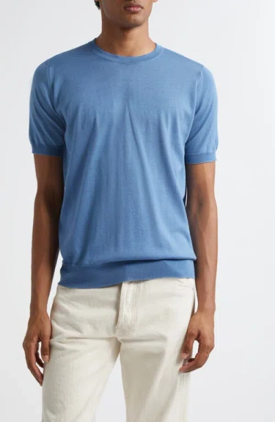 John Smedley Hilcote Merino Wool & Sea Island Cotton Gauze T-shirt