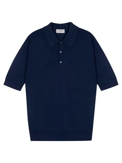 JOHN SMEDLEY JOHN SMEDLEY ISIS FINE KNIT COTTON POLO SHIRT