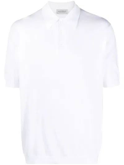 JOHN SMEDLEY ISIS FINE KNIT COTTON POLO SHIRT