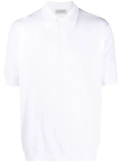 JOHN SMEDLEY ISIS FINE KNIT COTTON POLO SHIRT