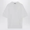 John Smedley White Isis Polo In Cotton
