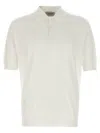 John Smedley 'isis' Short Sleeves Polo Shirt In White