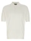John Smedley 'isis' Short Sleeves Polo Shirt In White