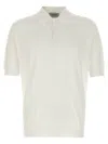 John Smedley 'isis' Short Sleeves Polo Shirt In White