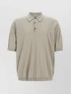 John Smedley 'isis' Polo Shirt In Gray