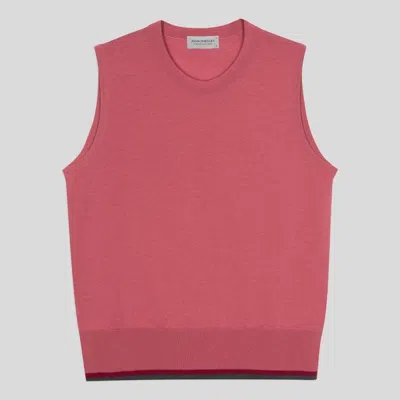 John Smedley Jersey In Pink