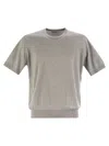 John Smedley Kempton - Cotton Crew-neck Sweater In Gray