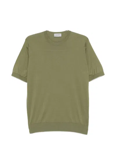 John Smedley Kempton Short-sleeve T-shirt In Metallic