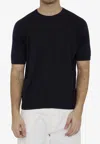 John Smedley Kempton T-shirt In Navy