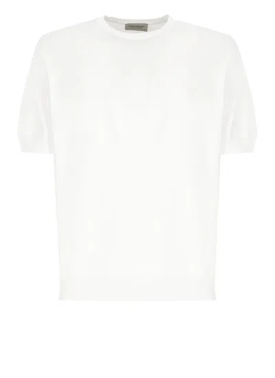 John Smedley Kempton T-shirt In White