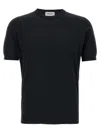 John Smedley 'lorca' Crewneck Short Sleeve Sea Island Cotton Knit T-shirt