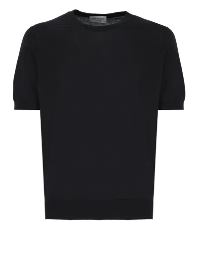 John Smedley Kempton T-shirt In Black