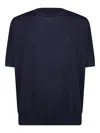 John Smedley Kempton Knitted Cotton T-shirt In Blue