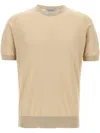 John Smedley "kempton" Crew Neck T-shirt In Neutrals