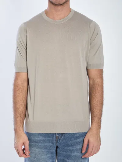 John Smedley Kempton T-shirt In Purple
