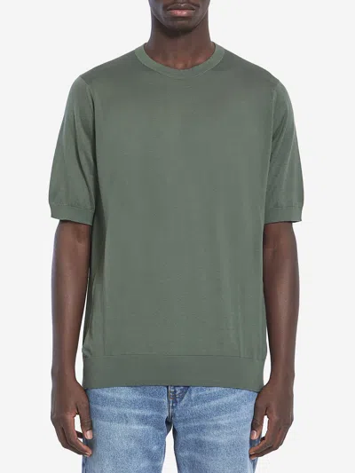 John Smedley Kempton Tshirt In Green