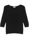 John Smedley Kiersten T-shirt In Black