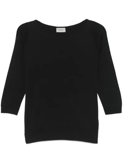 John Smedley Kiersten T-shirt In Black