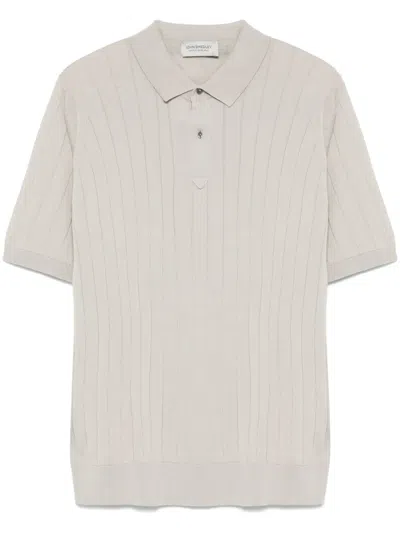 John Smedley Leeshaw Polo Shirt In Grey